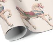 Carousel Horse von Henry Murphy Geschenkpapier (Rolleneckpunkt)