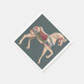 Carousel Horse von Henry Murphy Serviette (Ecke)