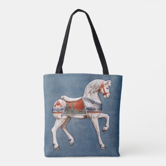 Carousel Horse von Henry Murphy Tasche (Rückseite)