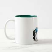 Carousel Horse Zweifarbige Tasse (Links)