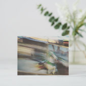 Carousel Horses Summer Days at the Fair Abstract Postkarte (Stehend Vorderseite)