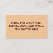 Carousel Jester, Business Visitenkarte (Rückseite)