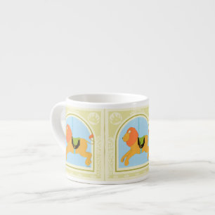 Carousel Lion von June Erica Vess Espressotasse