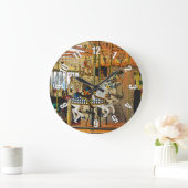 Carousel Magic - Merry-go-Round Große Wanduhr (Zuhause)