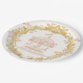 Carousel Merry-go-round-Party Pappteller (Schrägansicht)