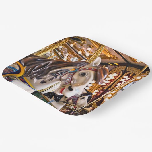 Carousel Paper-Teller Pappteller (Gewinkelt)