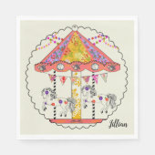 Carousel Party Napkin Serviette (Vorderseite)