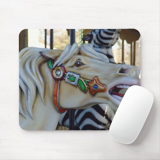 Carousel Pferd Custom Mousepad (Mit Mouse)