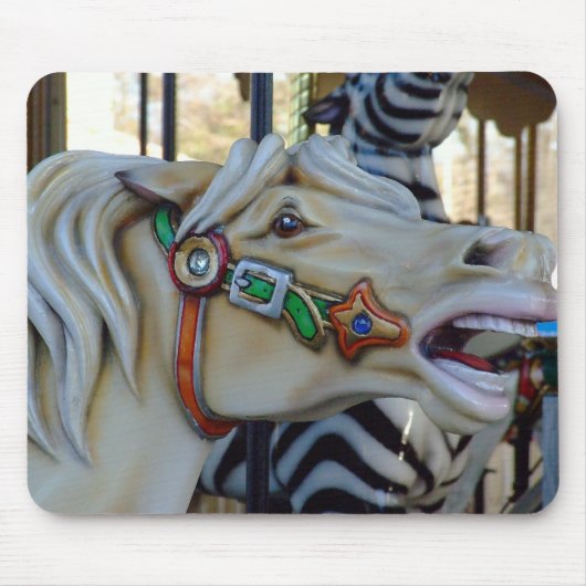 Carousel Pferd Custom Mousepad (Vorne)