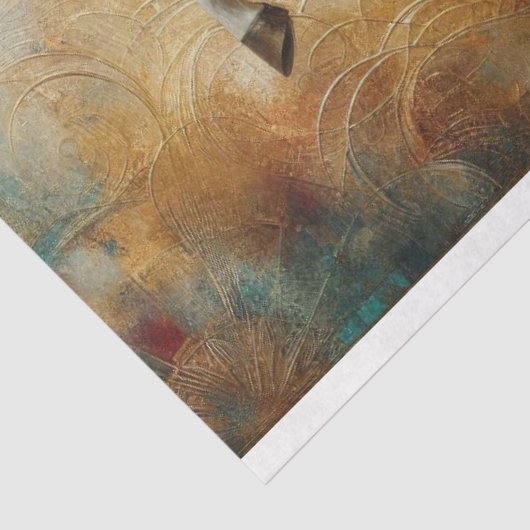 Carousel Pferd Gothic Steam Punk Decoupage Seidenpapier (Ausschnitt)