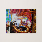 Carousel Pferde Kunst Puzzle (Horizontal)