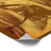 Carousel Pferde Lebenseinstellung Zitat Poster (Ecke)