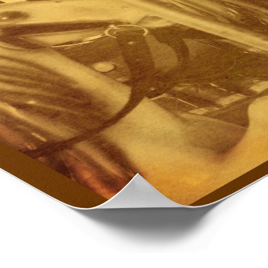 Carousel Pferde Lebenseinstellung Zitat Poster (Ecke)