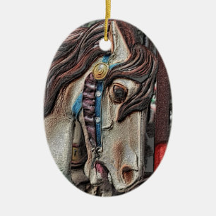 Carousel Pferdepfeifen Kunst, Dichtung und Musik Keramikornament