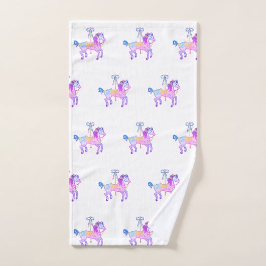 Carousel Pony Bath Towel Set (Handtuch)