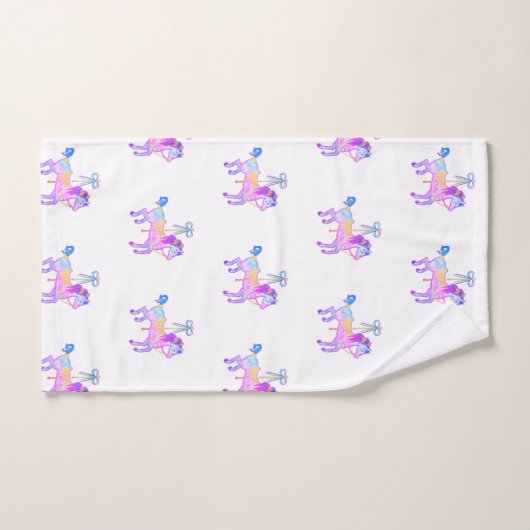 Carousel Pony Bath Towel Set (Handtuch)
