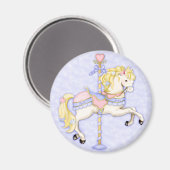 Carousel Pony Magnet (Vorderseite/Rückseite)