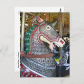 Carousel Postcard Postkarte (Vorne/Hinten)