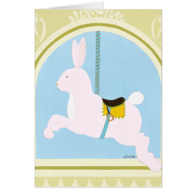 Carousel Rabbit von June Erica Vess (Vorne)