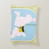 Carousel Rabbit von June Erica Vess Dekokissen (Rückseite(Vertikal))