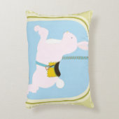 Carousel Rabbit von June Erica Vess Dekokissen (Vorderseite(Vertikal))