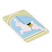 Carousel Rabbit von June Erica Vess Magnet (Rechte Seite)