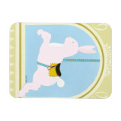 Carousel Rabbit von June Erica Vess Magnet (Horizontal)