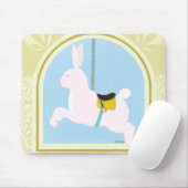 Carousel Rabbit von June Erica Vess Mousepad (Mit Mouse)