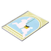 Carousel Rabbit von June Erica Vess Notizblock (Linke Seite)