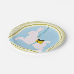 Carousel Rabbit von June Erica Vess Pappteller