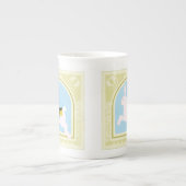 Carousel Rabbit von June Erica Vess Porzellantasse (Vorderseite)