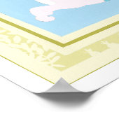 Carousel Rabbit von June Erica Vess Poster (Ecke)