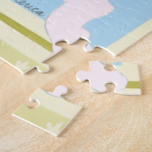 Carousel Rabbit von June Erica Vess Puzzle (Seite)