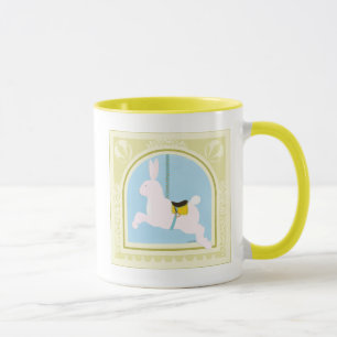 Carousel Rabbit von June Erica Vess Tasse