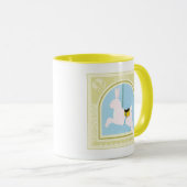 Carousel Rabbit von June Erica Vess Tasse (VorderseiteRechts)