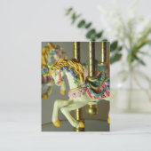 Carousel Ride Postkarte (Stehend Vorderseite)