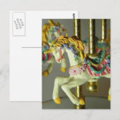 Carousel Ride Postkarte (Vorne/Hinten)