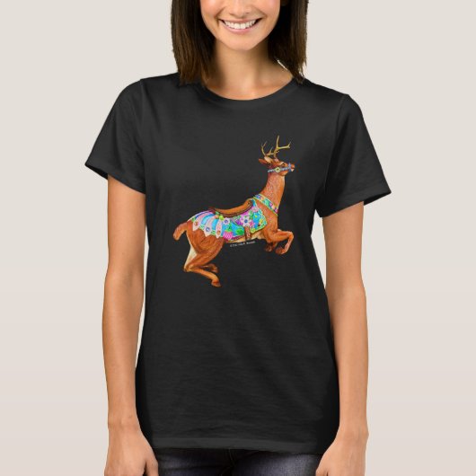 Carousel Stag Dark T-Shirt (Vorderseite)