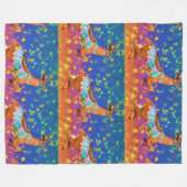 Carousel Stag Fleece Blanket (Vorderseite (Horizontal))