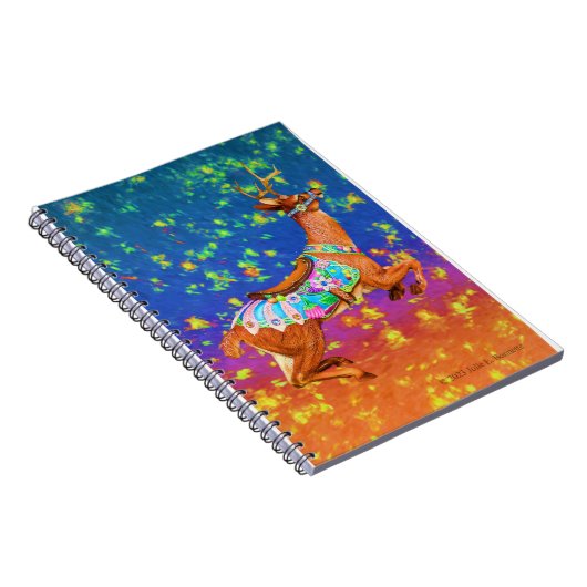 Carousel Stag Notebook Notizblock (Rechte Seite)