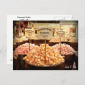 Carousel Taffy Postkarte (Vorne/Hinten)