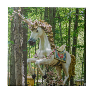 Carousel Unicorn Fliese