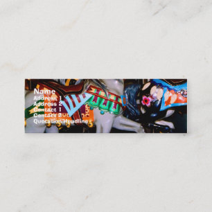 Carousel-Visitenkarte Mini Visitenkarte