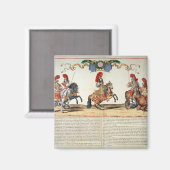 Carousel von Louis XIV Front Tuileries Magnet (Vorderseite/Rückseite)