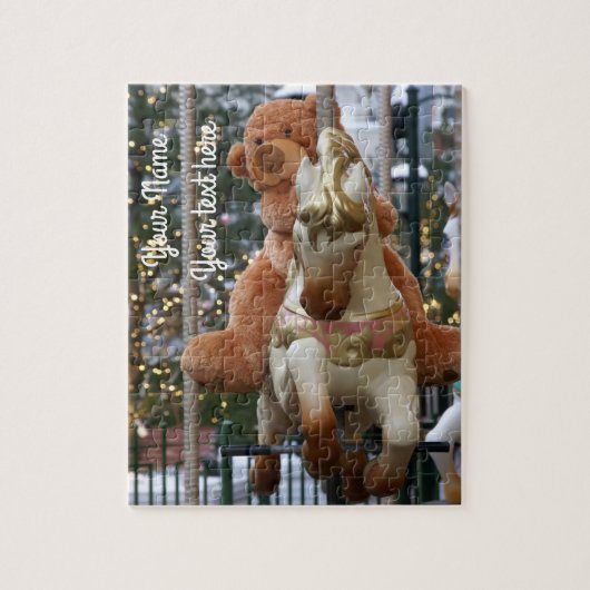 Carousel with Teddy Bear Puzzle (Vertikal)