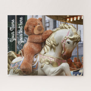 Carousel with Teddy Bear Puzzle