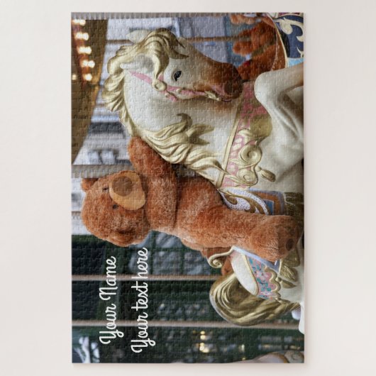 Carousel with Teddy Bear Puzzle (Vertikal)