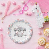 Carousel Wonderland Pink Pappteller (Party)