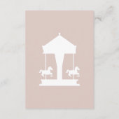 Carousel Wünsche für Baby Begleitkarte (Rückseite)