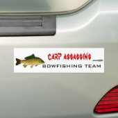 carp02, 3022, Karpfenmeuchelmörder, BOWFISHING Autoaufkleber (Auf Auto)